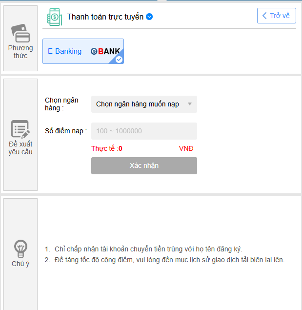Nạp tiền Thienhabet 3 Nạp tiền trực tuyến